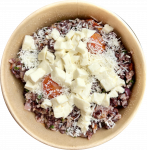 Divoké rizoto s balkánským sýrem